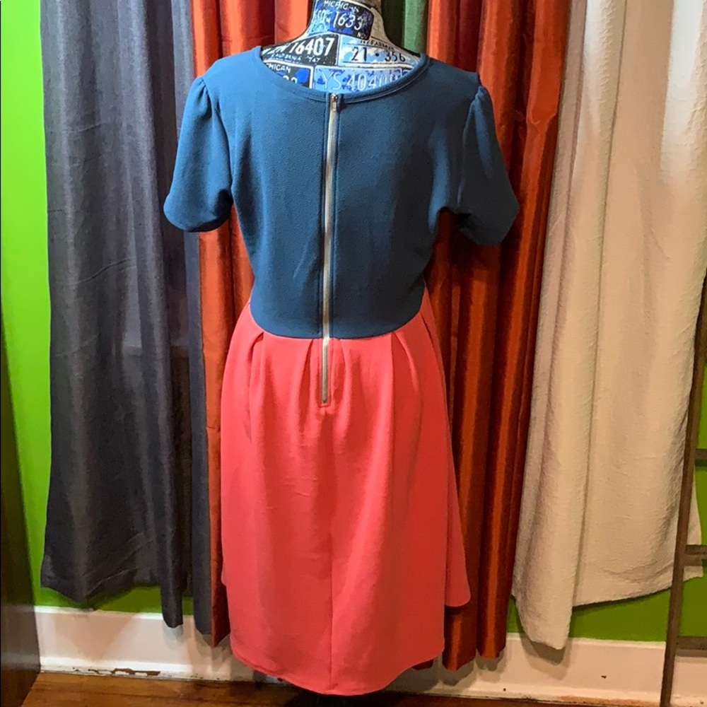 👗 EUC LulaRoe Amelia Dress Large, POCKETS!!!! - Picture 3 of 4